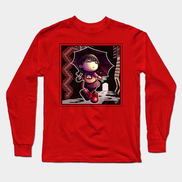 Yume Nikki fan art- ver-1 Long Sleeve T-Shirt by Xotra FGA